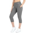 thumbnail image 1 of Nirlon 3/4 Capri Leggings For Women - High Waisted Leggings With Pockets, 1 of 6
