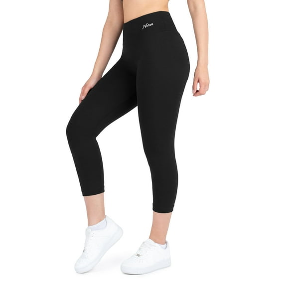 Nirlon 7/8 Capri Leggings For Women - High Waisted Women's Leggings Activewear