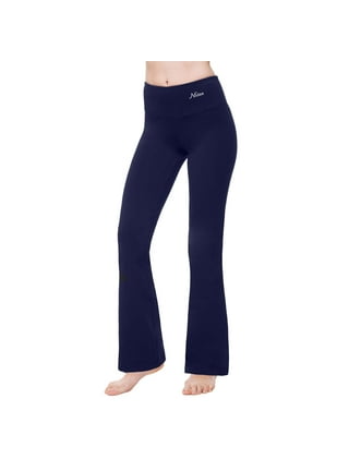 Clearance RYRJJ Women's Bootcut Yoga Pants with Pockets V Crossover High  Waisted Wide Leg Workout Flare Pants Leggings Work Dress Pants(Khaki,XXL) 