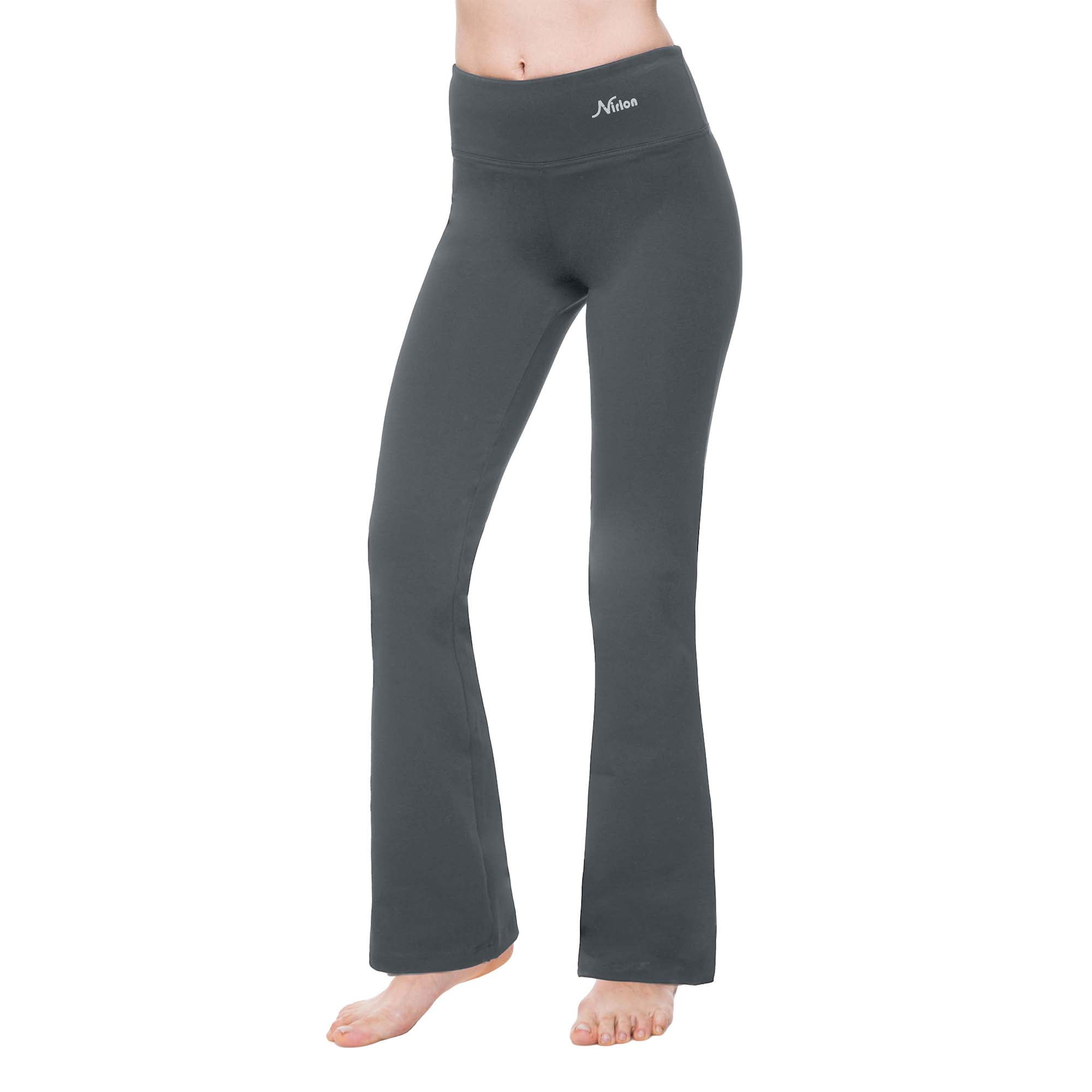 Nirlon Women's Bootcut Yoga Pants - Flare Leggings Yoga Pants Women Soft &  Breathable Womens Yoga Pants Flared Leggings Regular & Plus Size Yoga Pants  for Women Wide Leg (2XL 32 Inseam