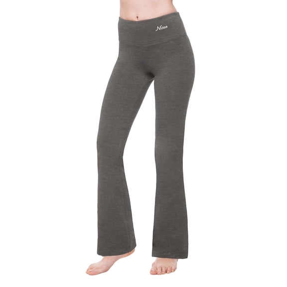 Nirlon Bootcut Yoga Pants - Wide Leg Pants, Dressy Flare Leggings For Women