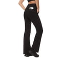 thumbnail image 1 of Nirlon Bootcut Yoga Pants With Pockets - Dressy Flare Leggings For Women, 1 of 5