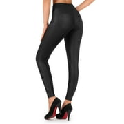 Nirlon Faux Leather Leggings For Women - High Waisted Womens Leggings