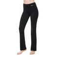 Nirlon Straight Leg Yoga Pants For Women High Waisted Workout Leggings