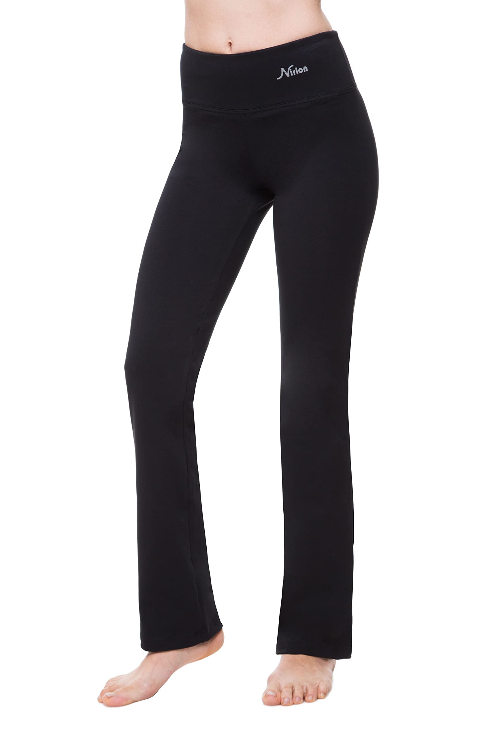 Royallove Flare Leggings, Crossover Yoga Pants with Tummy Control,  High-Waisted and Wide Leg