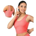 thumbnail image 1 of Nirlon Y Back Adjustable Sports Bras For Women - Nirlux Camisole Sports Bra, Stretchy Womens Tops Soft Workout Tops For Women (Dubarry, 10), 1 of 6