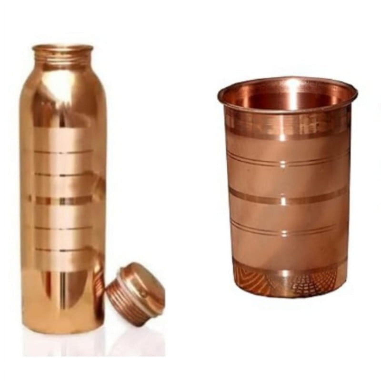 Copper Bottles And Glasses