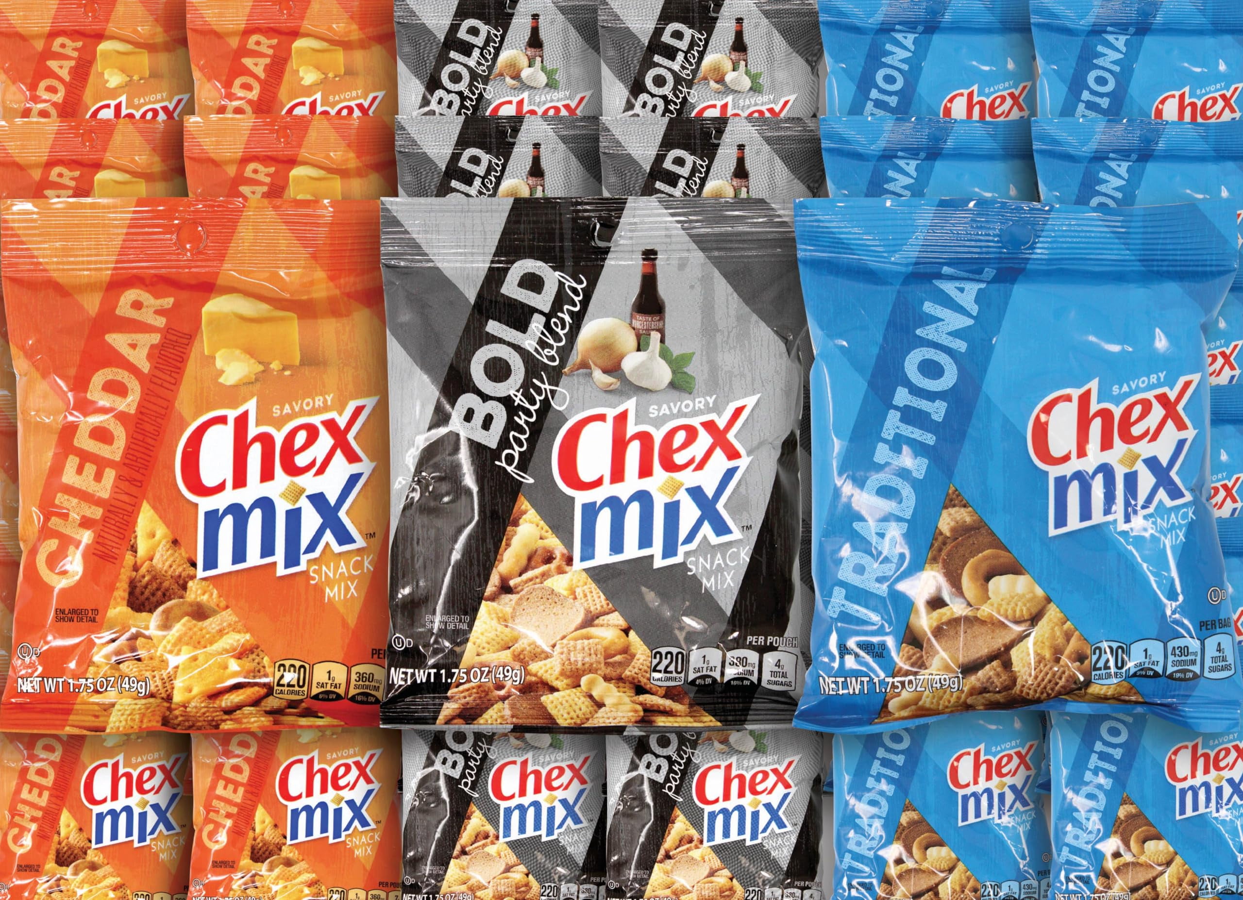 Niro Assortment Variety OIF8 Of Chex Mix Individual Packs 3 Flavors