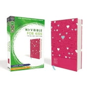 Nirv, Bible for Kids, Large Print, Leathersoft, Pink, Comfort Print Thinline Edition, Hardcover