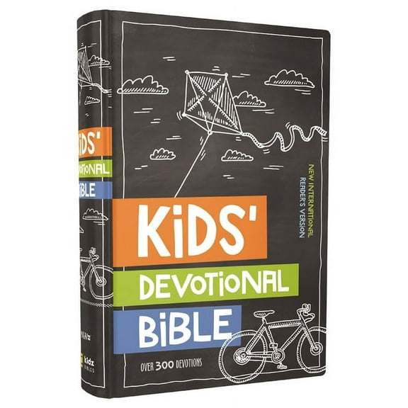 Nirv, Kids' Devotional Bible, Hardcover: Over 300 Devotions, (Hardcover)