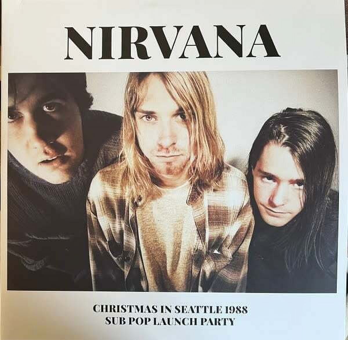 Nirvana Christmas In Seattle 1988 (Sub Pop Launch Party) LP silver vinyl