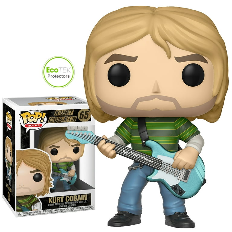 【HI FI FNK】Kurt Cobain Rock Top Nirvana Collectible 2017 Funko Pop Rocks Kurt Cobain Teen