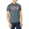 thumbnail image 1 of Nirvana Men's Floral Logo T-shirt Large Dark Heather, 1 of 2