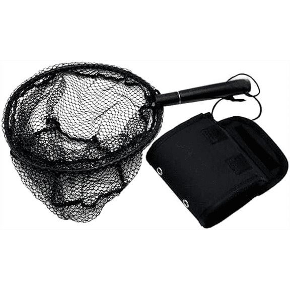 Nirvana Folding Fishing Net Damo 25cm w/Rubber Coated Netting$$Sport & Recreation Other