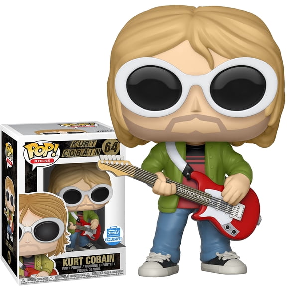 Nirvana Funko Shop Exclusive Kurt Cobain Pop Rocks Figure #64 in Stacks Not Nint