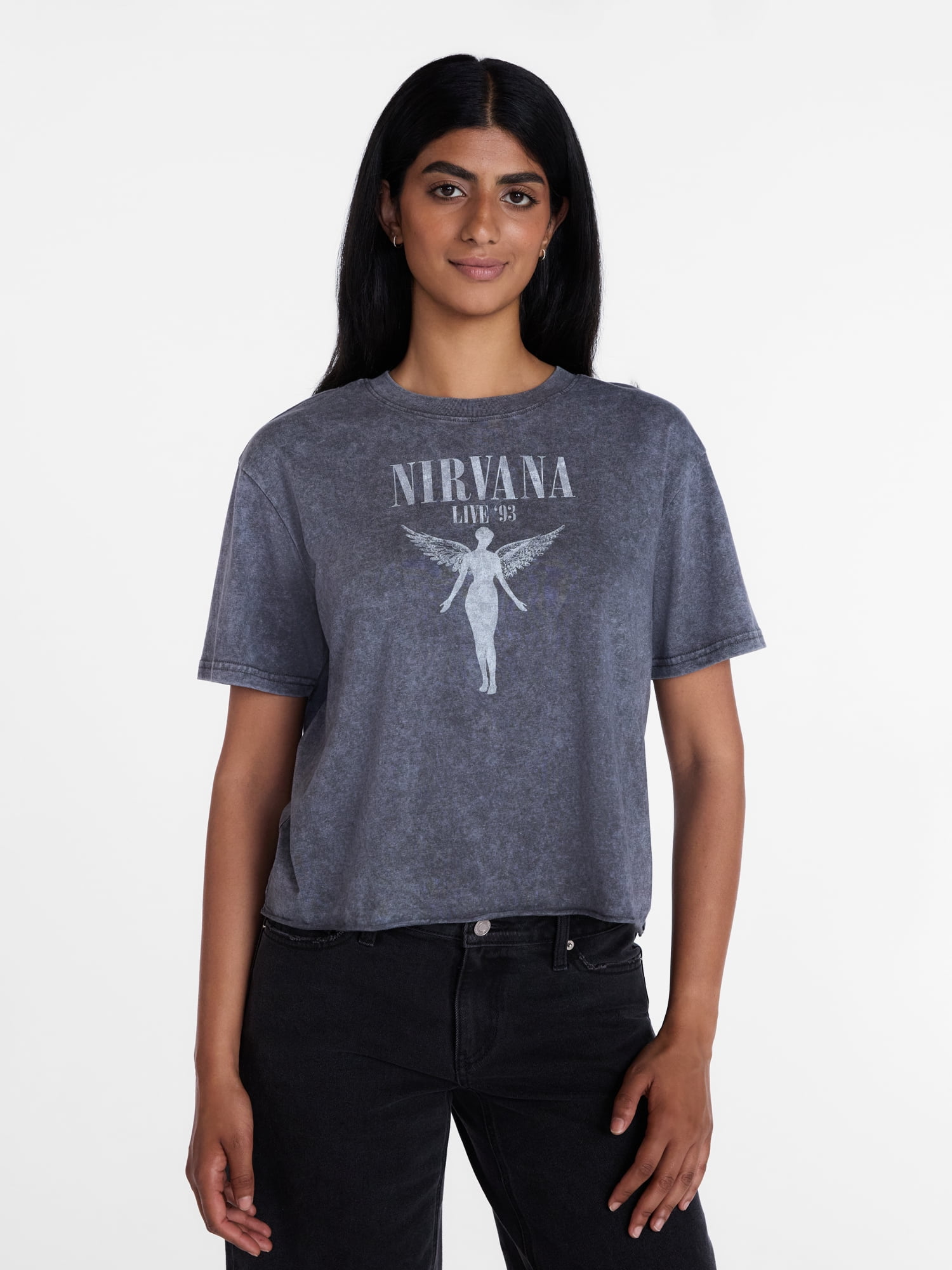 Nirvana Women's In Utero Graphic Tee with Short Sleeves, Sizes XXS-XXL