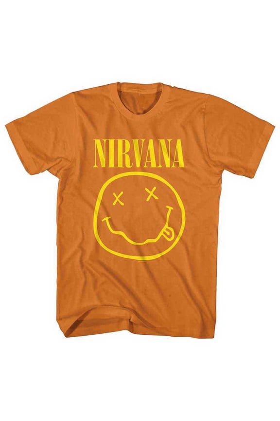 Nirvana Kids T-Shirt: Yellow Happy Face (11-12 Years)