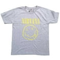 thumbnail image 1 of Nirvana Kids T-Shirt: Yellow Happy Face (7-8 Years), 1 of 3