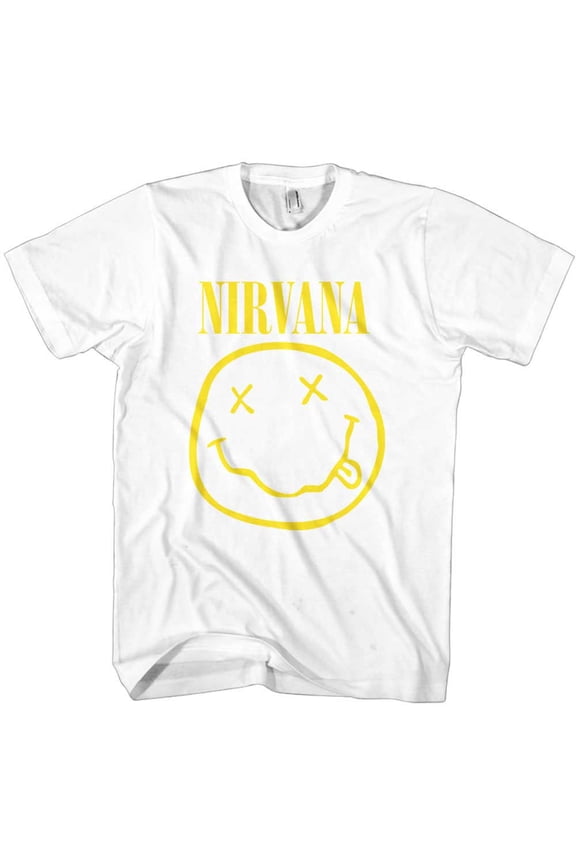 Nirvana Kids T-Shirt: Yellow Smiley (7-8 Years)