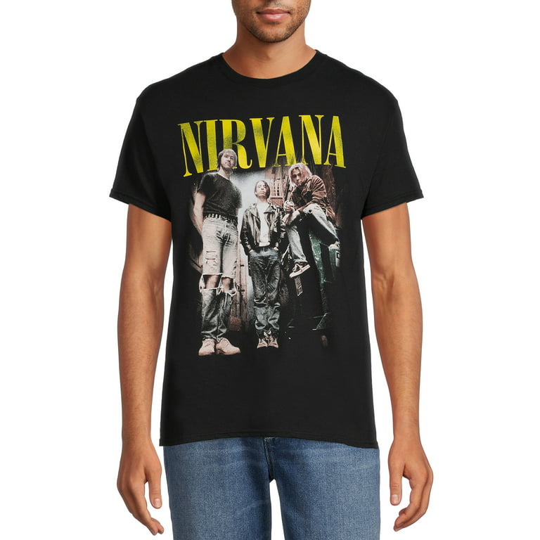 Jolly God følelse Der er behov for Nirvana Men's & Big Men's Graphic Print Band T-Shirt, Sizes S-3XL -  Walmart.com