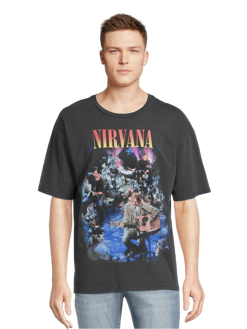 NIRVANA Tシャツ XL フェード Nirvana Men's & Big Men's Oversize Graphic Tee - Walmart.com