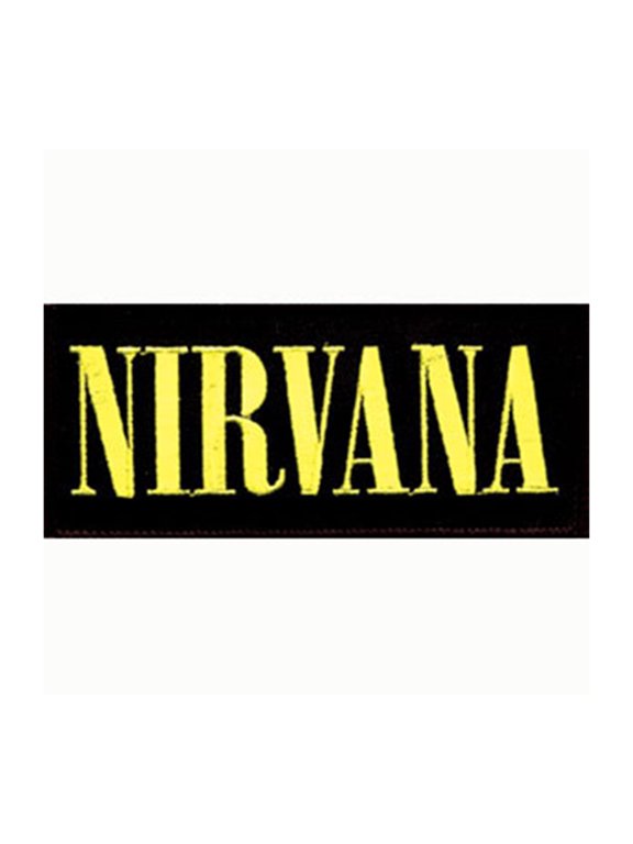 Nirvana Men's Embroidered Patch Black