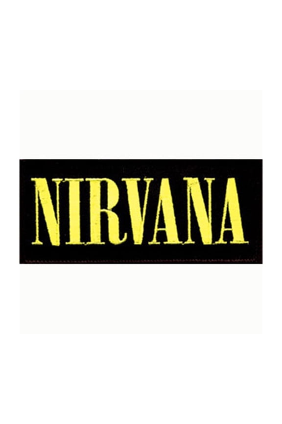 Nirvana Men's Embroidered Patch Black