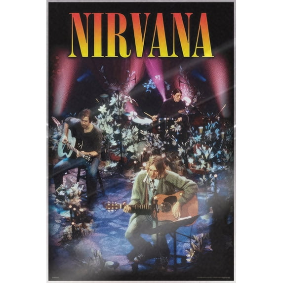 Nirvana - Music Poster (MTV Unplugged - Album Cover) (Size: 24" x 36") (Laminated Poster)