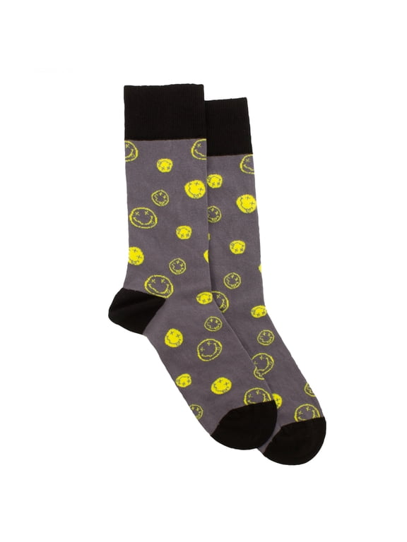 Ankle Socks Mixed Smile new Official Mens Charcoal Grey (UK SIZE 7 - 11)