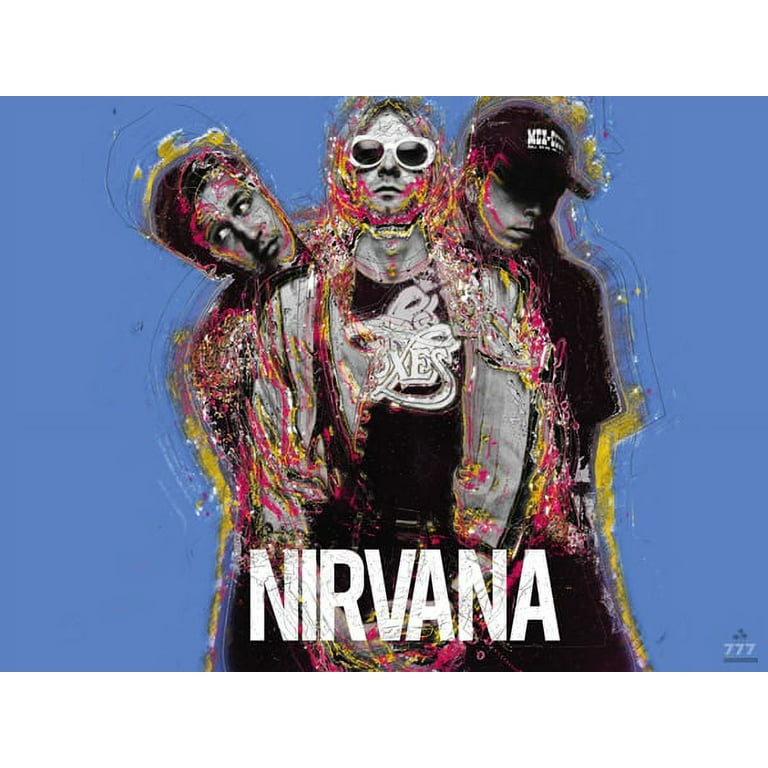 Nirvana Poster Music Wall Art Print (24x18)