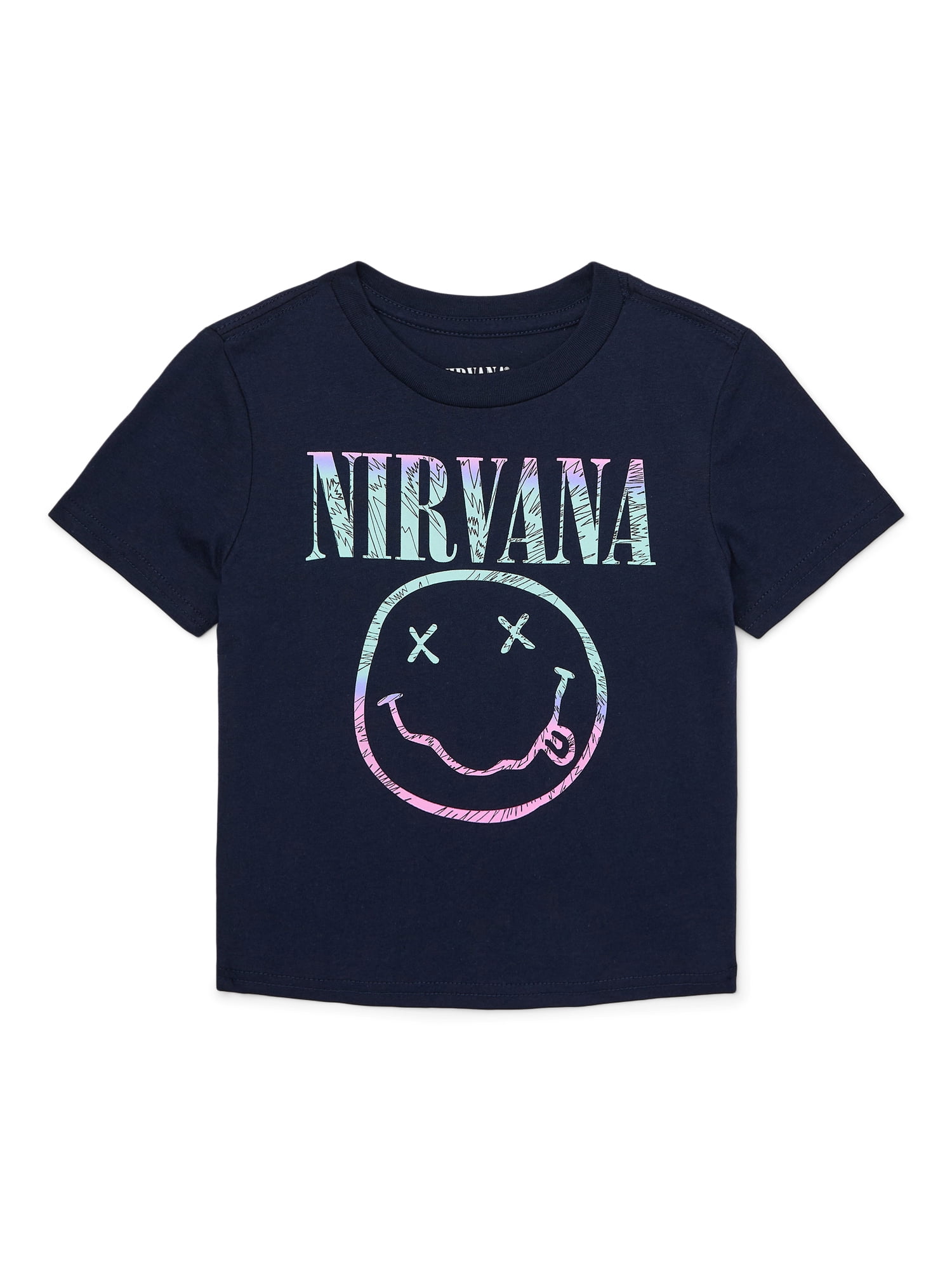 Nirvana Music Tour Toddler Short Sleeve Tee, Sizes 12M-5T