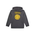 thumbnail image 1 of Nirvana Smiley Boys Hoodie, Sizes 4-18, 1 of 3
