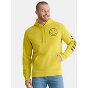 NIRVANA Men's & Big Men's Smiley Graphic Pullover Hoodie Sweatshirt, Sizes XS-3XL