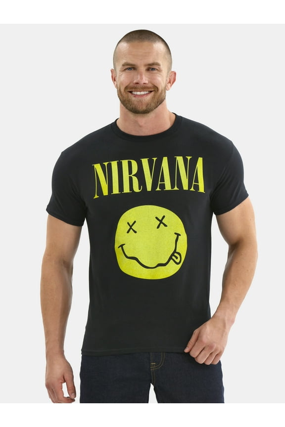 Smiley Men's and Big Men's Graphic Tee Smiley, Sizes XS-3XL