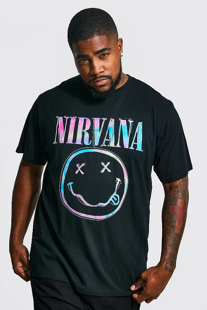 nirvana shirt tie dye
