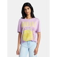 thumbnail image 1 of Nirvana Women's Graphic Print Tour Tee with Short Sleeves, Sizes XXS-XXL, 1 of 5