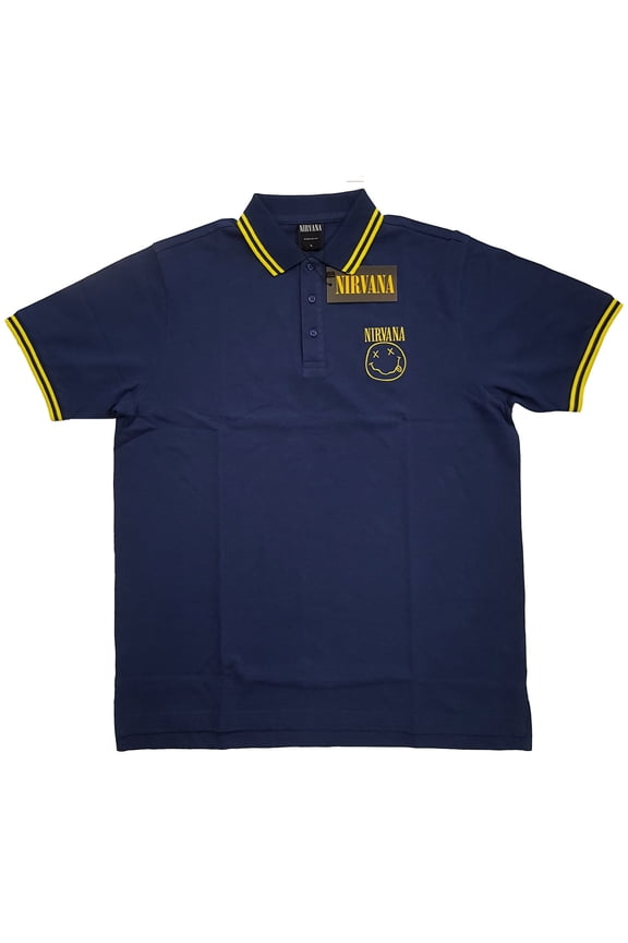 Nirvana Unisex Polo Shirt Smiley (XX-Large)