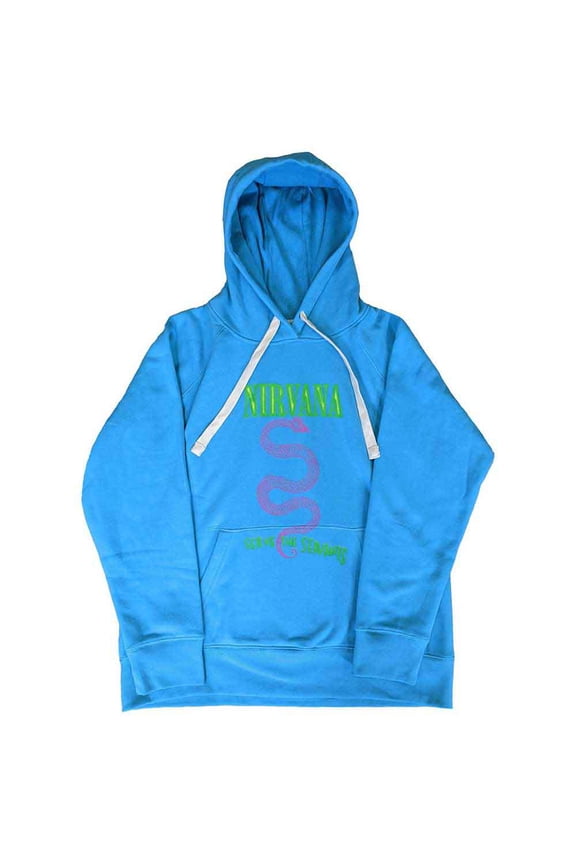 Nirvana Unisex Pullover Hoodie Sweatshirt Serve The Servants Neon (Medium)