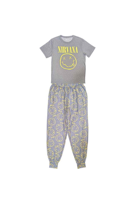 Nirvana Unisex Pyjamas: Yellow Smile
