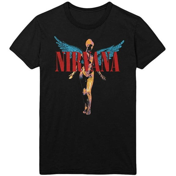 Nirvana Unisex T-Shirt Angelic (Plus Sizes) (XXX-Large)