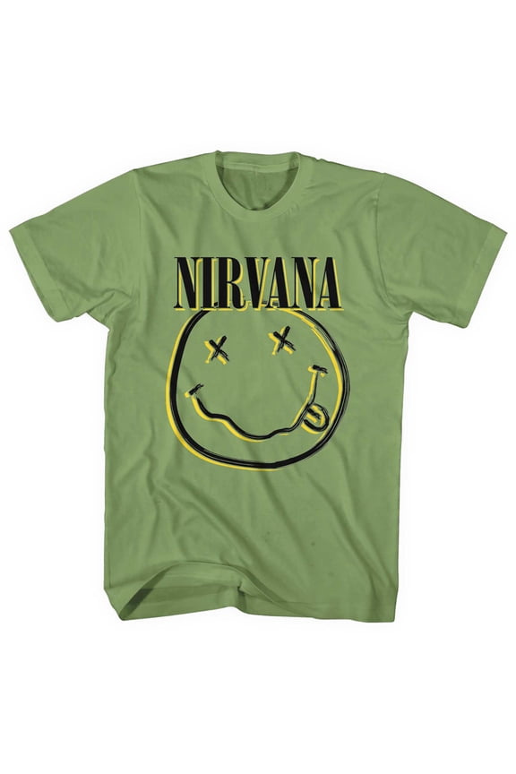 Nirvana Unisex T-Shirt Inverse Smiley (Large)