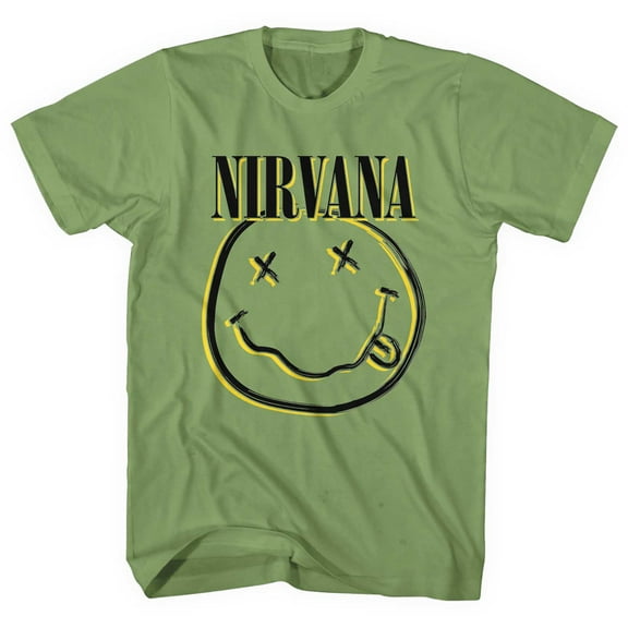 Nirvana Unisex T-Shirt Inverse Smiley (Small)