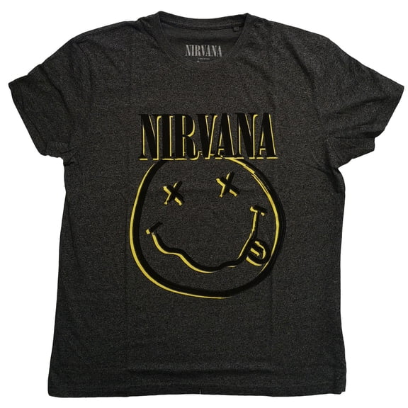 Nirvana Unisex T-Shirt Inverse Smiley (X-Small)