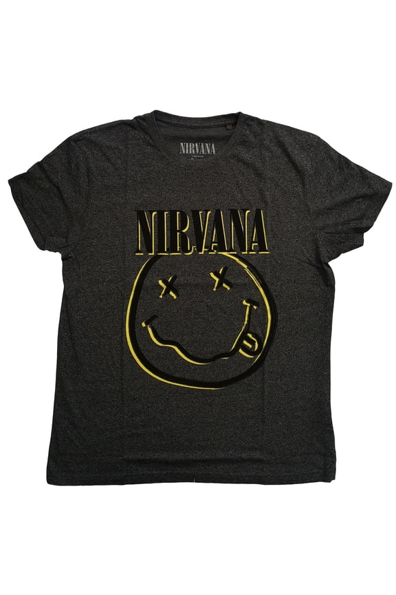 Nirvana Unisex T-Shirt Inverse Smiley (X-Small)