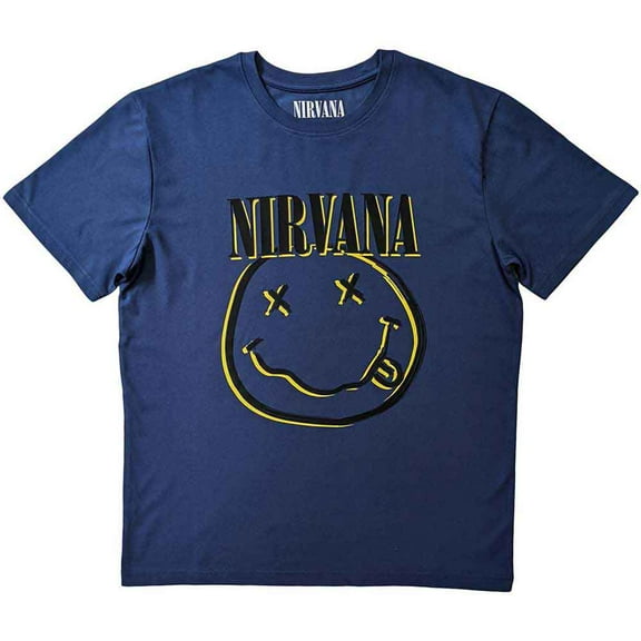 Nirvana Unisex T-Shirt Inverse Smiley (XX-Large)