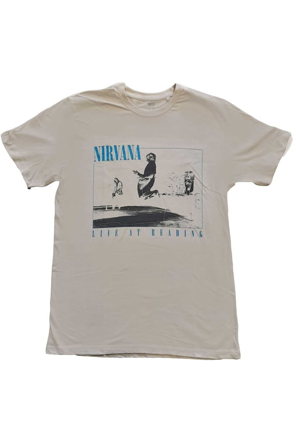 Nirvana Unisex T-Shirt Live at Reading (Small)