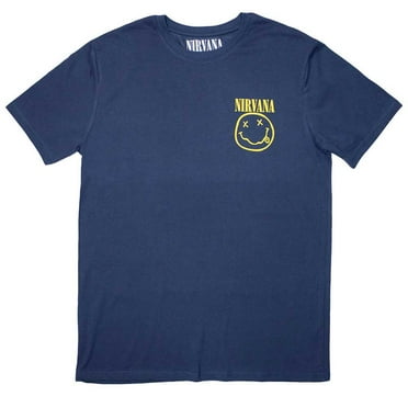 Nirvana Unisex T-Shirt: Mini Happy Face (Small)