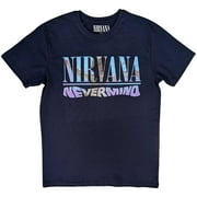 Nirvana Unisex T-Shirt Nevermind Back Print Large