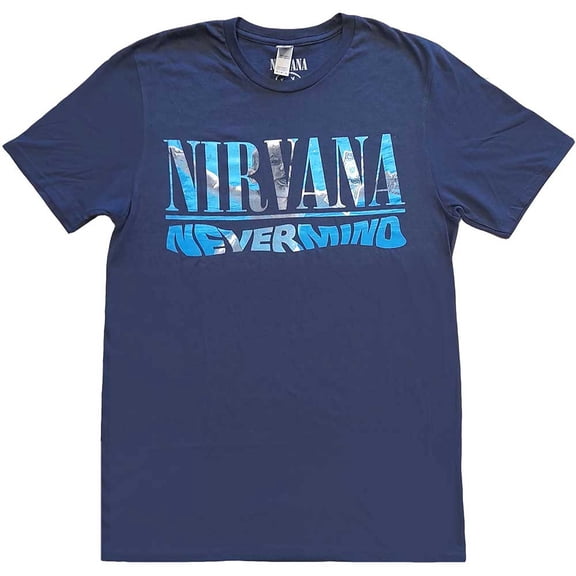 Nirvana Unisex T-Shirt Nevermind (Back Print) (Small)