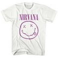 thumbnail image 1 of Nirvana Unisex T-Shirt Purple Smiley (XX-Large), 1 of 3